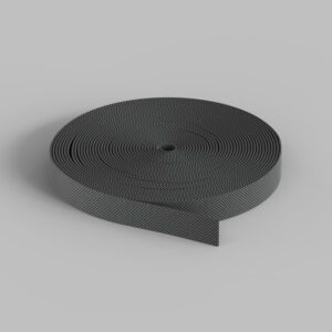 TR5502-DG Гибкий трек-ремень Belty, серия Base, 20м, 48V DC, IP20, тёмно-серый, ткань, медь