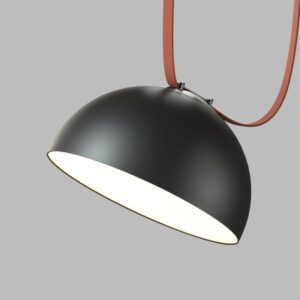 DK5662-BK Cветильник для трека-ремня Belty Smart, серия Flow со светодиодом, D300*H171мм, 48V DC, 28W, RA90, 120°, 3000-5700K, IP20, черный, алюминий