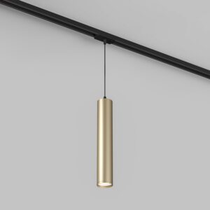 DK6210-BG Трековый светильник IP 20, 15 Вт, GU10, матовое золото с черным, алюминий