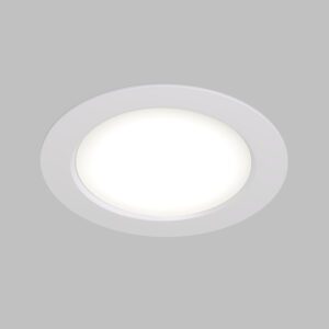 DK3049-WH Встраиваемый светильник, IP 20, 7Вт, LED, белый, пластик
